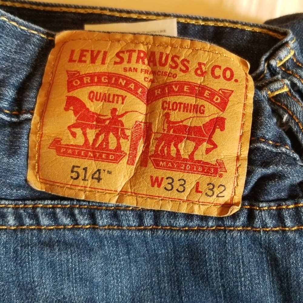 Levi's 514 straight fit jeans